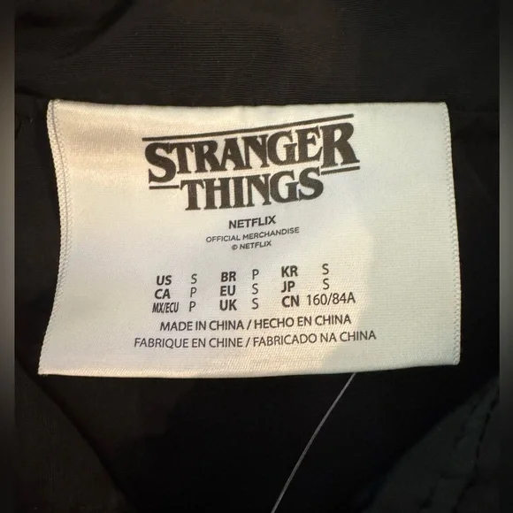 Stranger Things X Forever 21 Special Edition Will Byers Bomber Jacket- size S - Picture 7 of 14